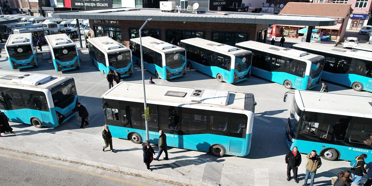 Kırıkkale’de belediye otobüsleri ücretsiz