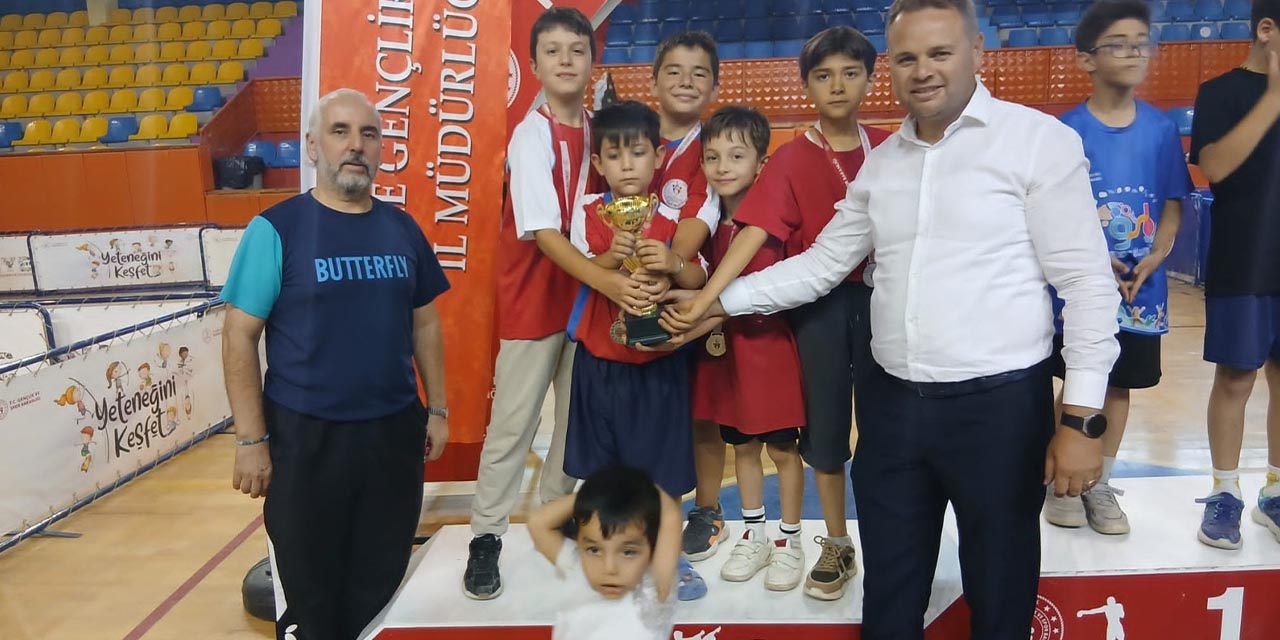 Minikler masa tenisi il birinciliği tamamlandı
