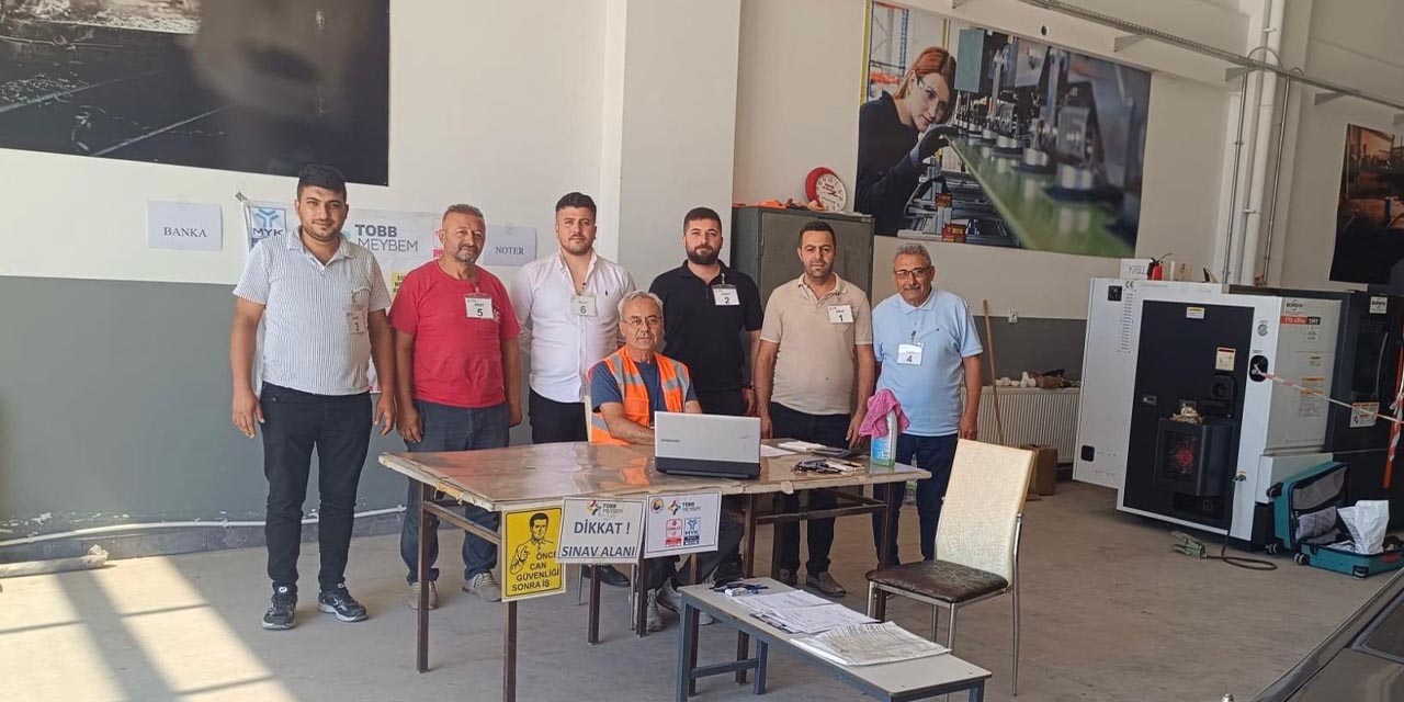 TSO’da mesleki yeterlilik sınavı yapıldı