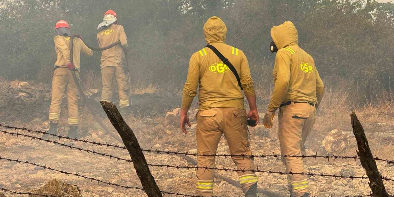 3 evin yandığı köyde müdahale devam ediyor