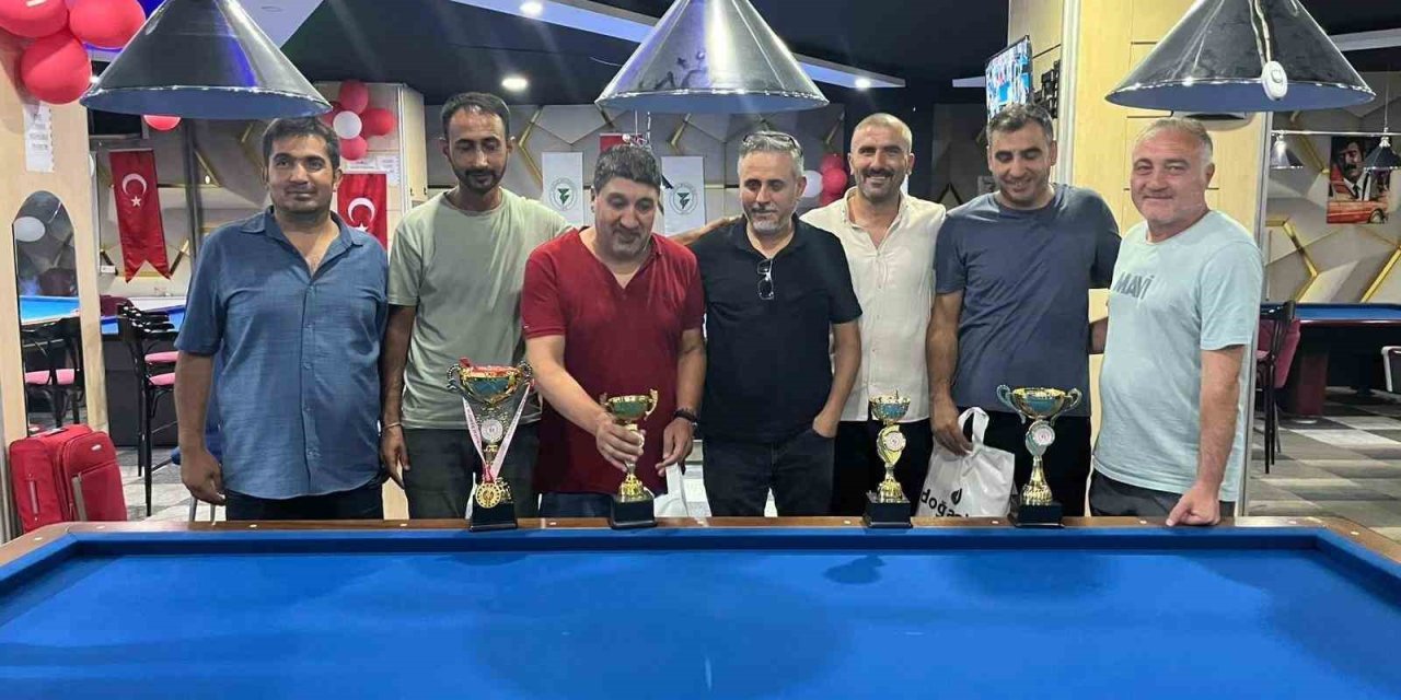 Yozgat’ta bilardo turnuvası büyük ilgi gördü