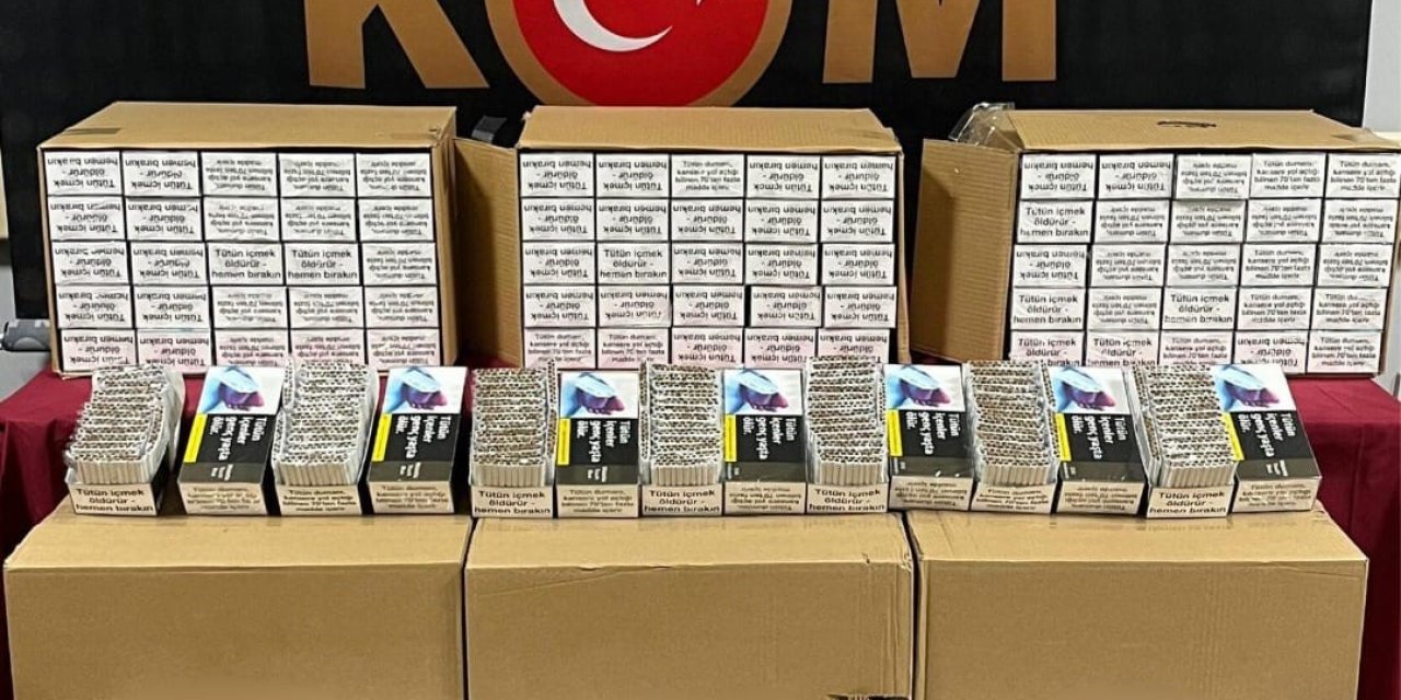 Yozgat’ta 202 bin kaçak makaron ele geçirildi