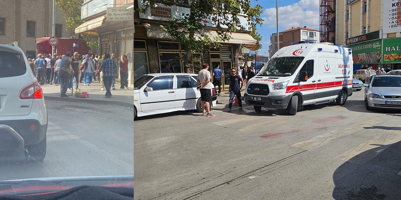 Kırıkkale’de Çarşı Camii önünde silahlı kavga