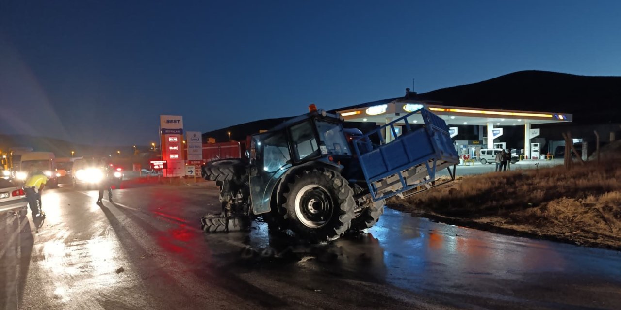 Beypazarı’nda trafik kazası: 3 yaralı