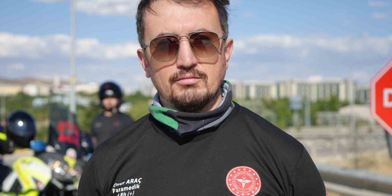 Kırıkkale’de 112 motosiklet ambulans ekipleri her an göreve hazır