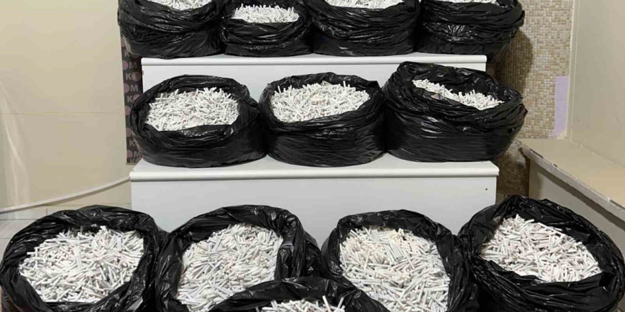 Kırıkkale’de binlerce makaron ele geçirildi