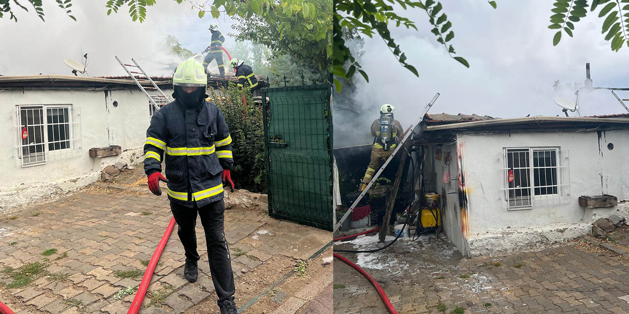 Yuva Mahallesi’nde ev yangını korkuttu!