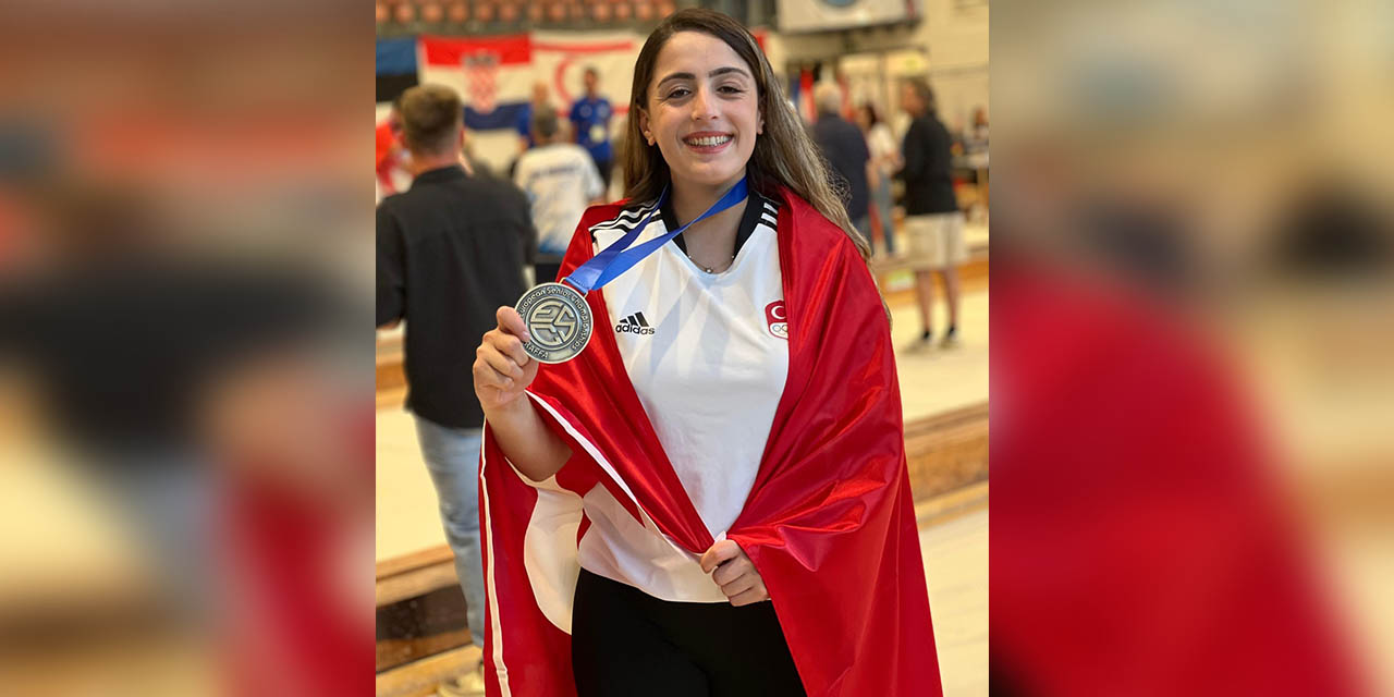 Kırıkkaleli Sporcu Sevilay Gezli’den Avrupa Üçüncülüğü
