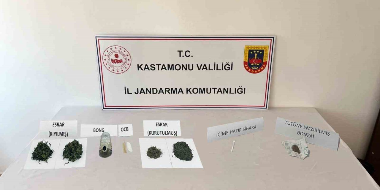 Kastamonu’da uyuşturucu operasyonları: 2 gözaltı