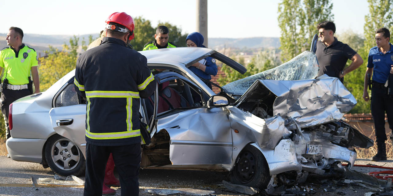 Kırıkkale’de feci kaza! 2 kişi öldü!