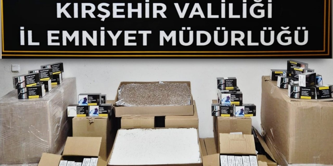 Kırşehir’de kaçak sigara operasyonu