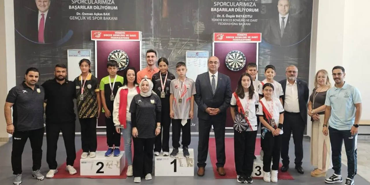 Kırıkkaleli minik dartçıları Türkiye üçüncüsü oldu!