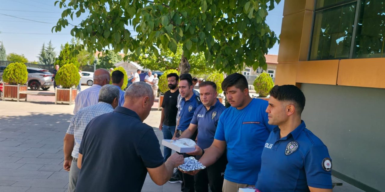 İzmir’de şehit olan polisler için Evren’de Mevlid-i Şerif okutuldu