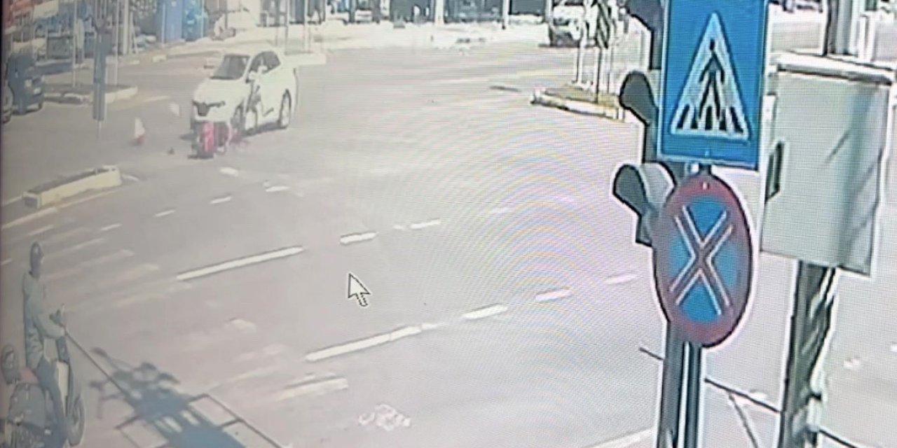 Çorum’da otomobille motosiklet çarpıştı: 1 yaralı