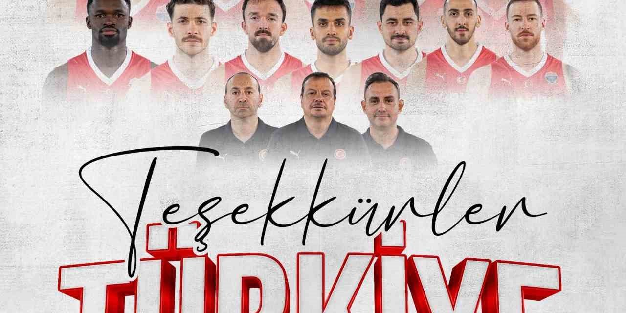 Cumhurbaşkanı Erdoğan’dan A Milli Erkek Basketbol Takımı’na tebrik