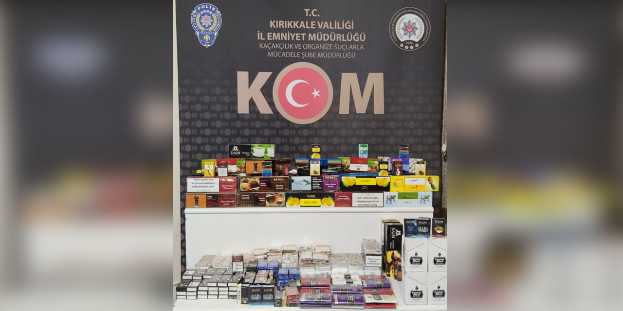 Kırıkkale’de kaçak tütün operasyonu!