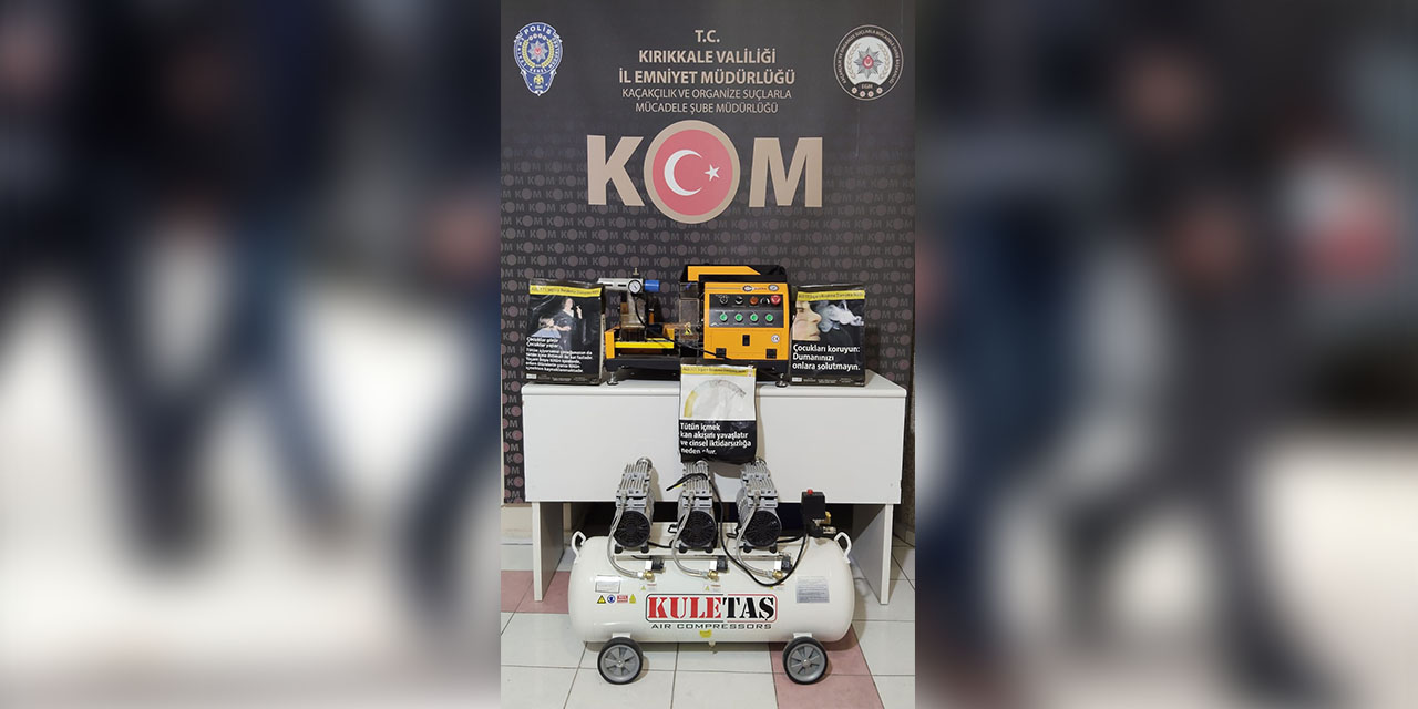 Kaçak malzeme ele geçirildi