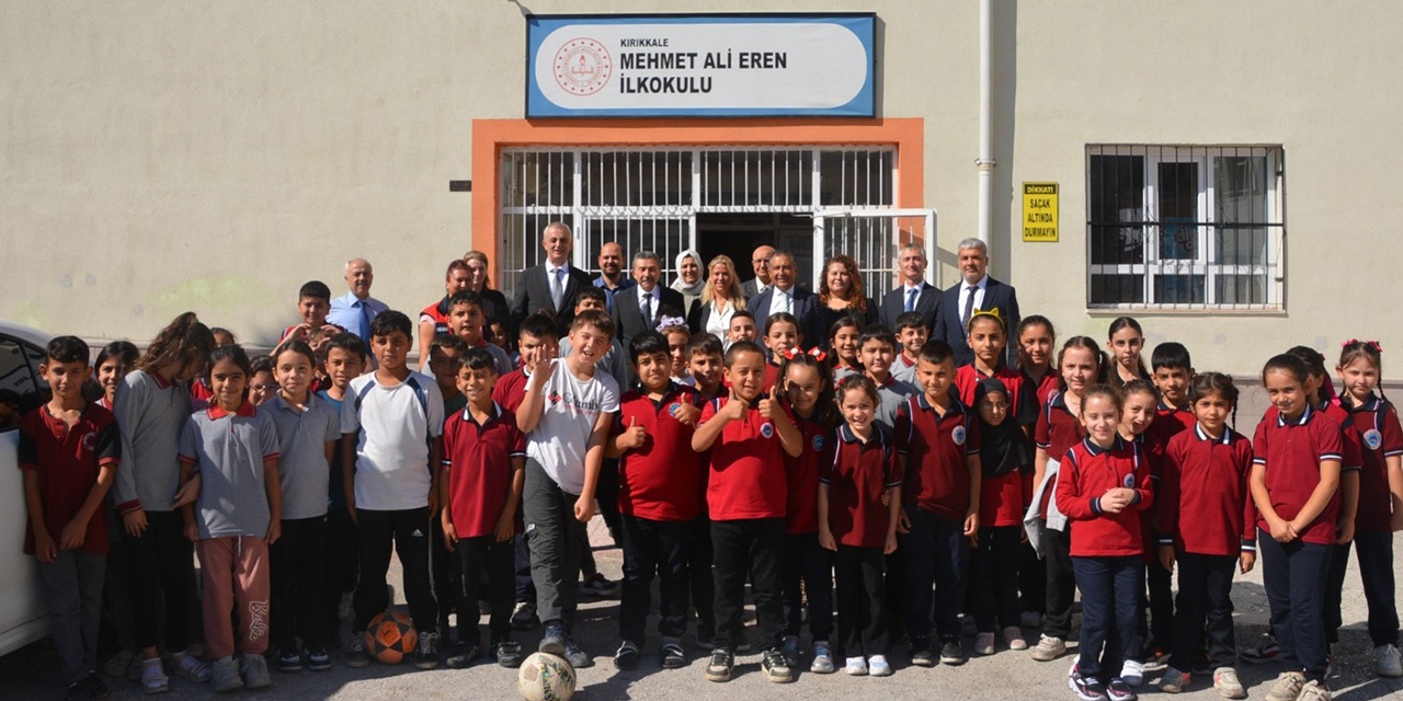 Kırıkkale’de öğrencilere çanta ve kırtasiye desteği