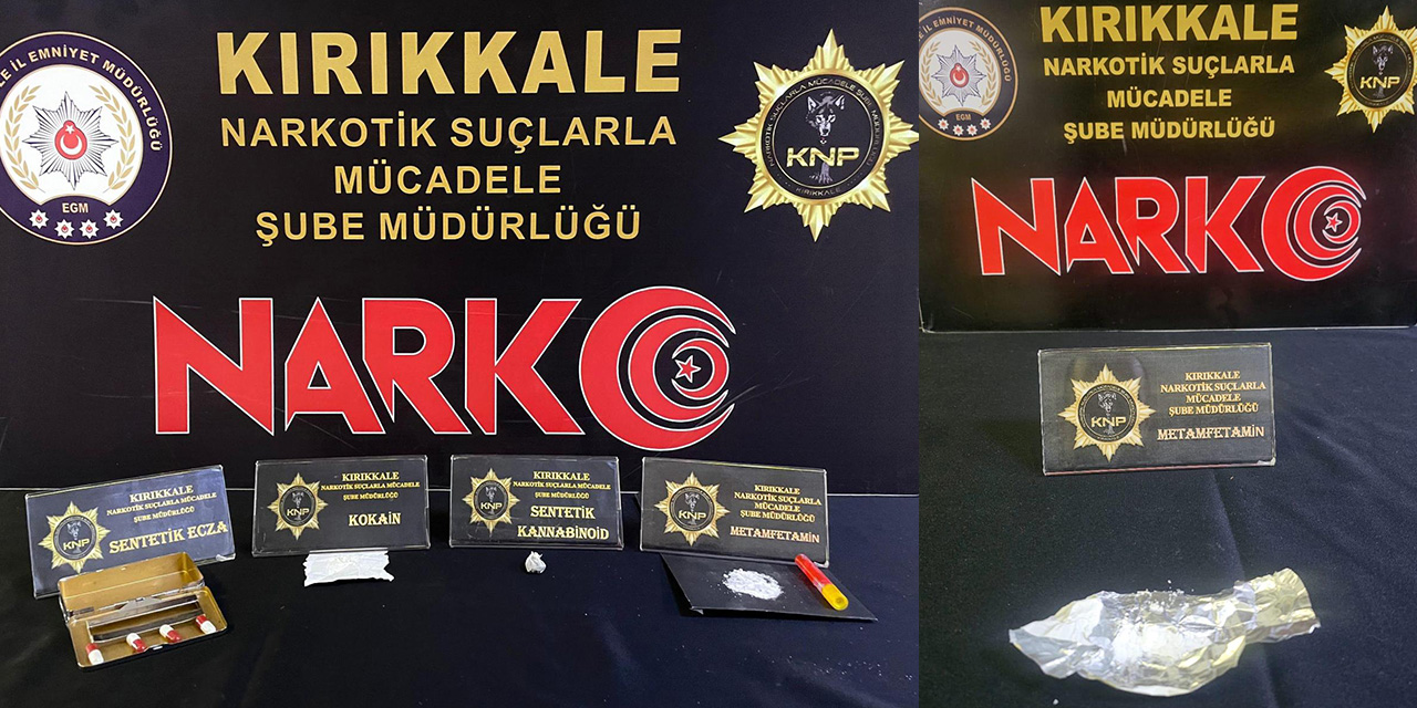 Metamfetamin ve eroin ele geçirildi!
