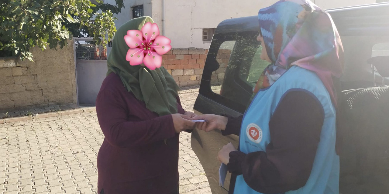 TDV kadın kolları yardımları ihtiyaç sahiplerine ulaştırdı