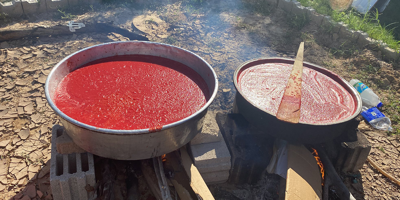 Kırıkkale’de kışlık salçalık hazırlıkları başladı