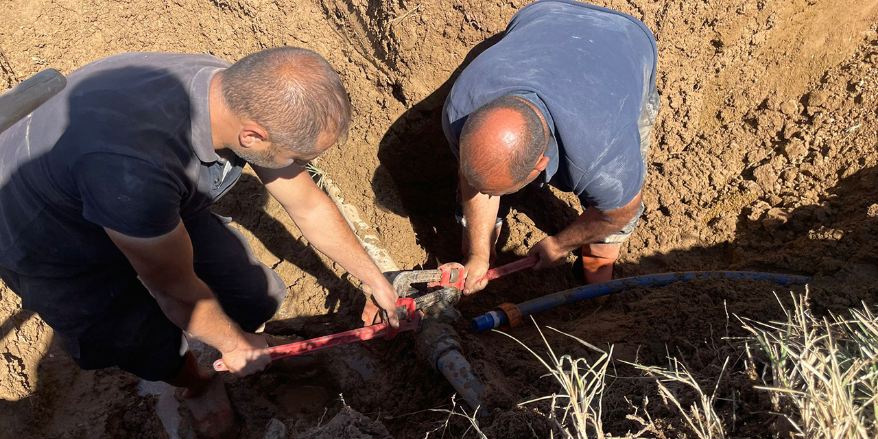 Kırıkkale’de köylerin su arızası gideriliyor