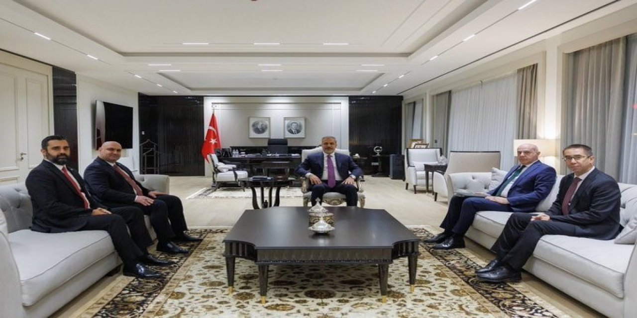 Bakan Fidan, ITC Başkanı Ağaoğlu’nu kabul etti