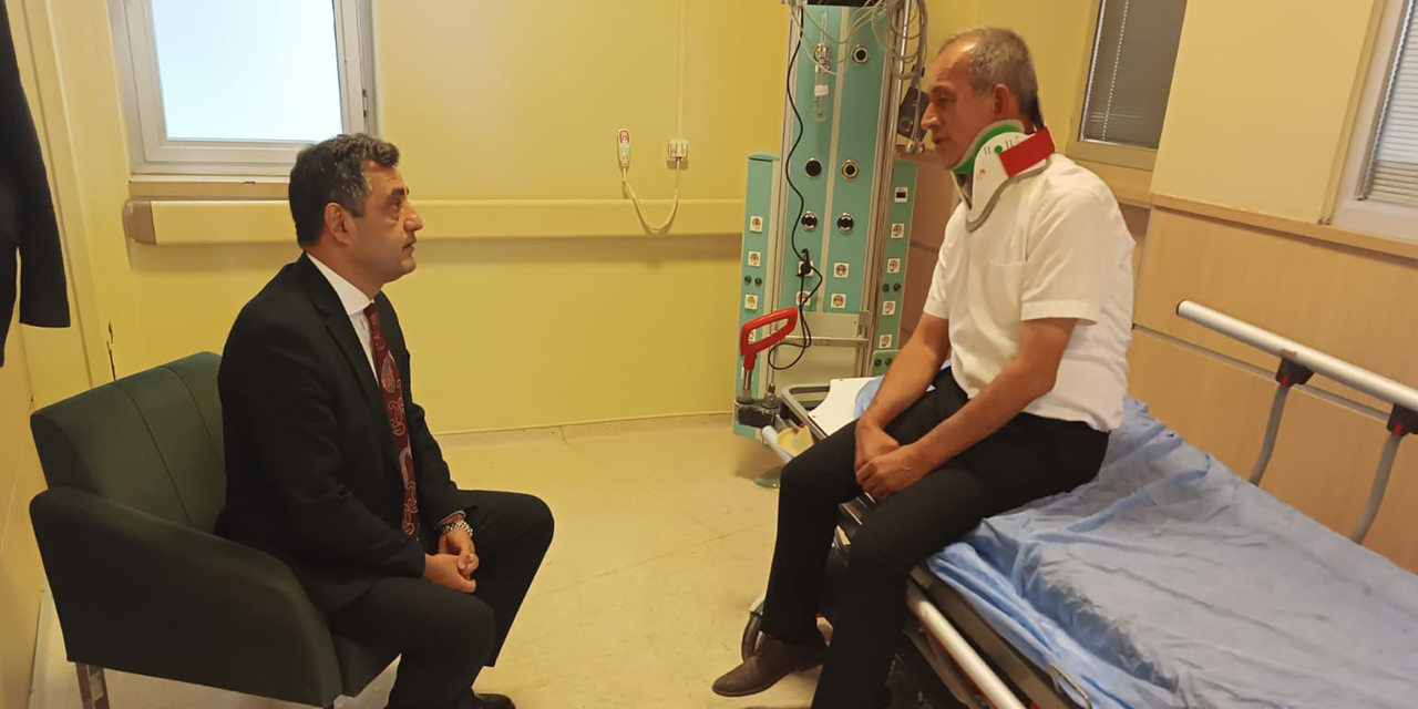 AK Partili belediye başkanı trafik kazasında yaralandı