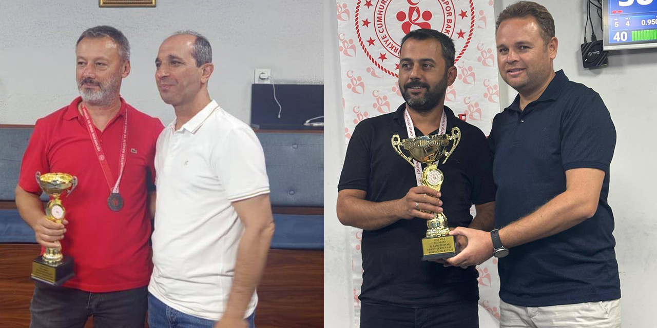 Bilardo turnuvası heyecanı sona erdi