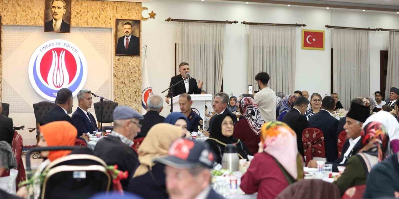 Sincan Belediye Başkanı Ercan, gazileri unutmadı