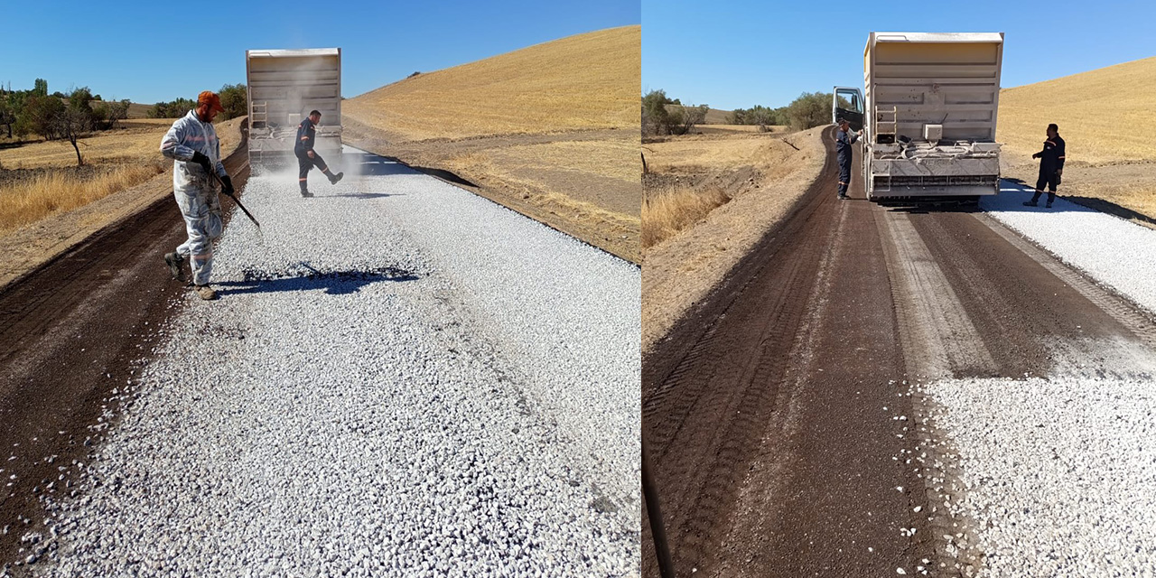 Kırıkkale İl Özel İdaresi’nden köylere yol yatırımı