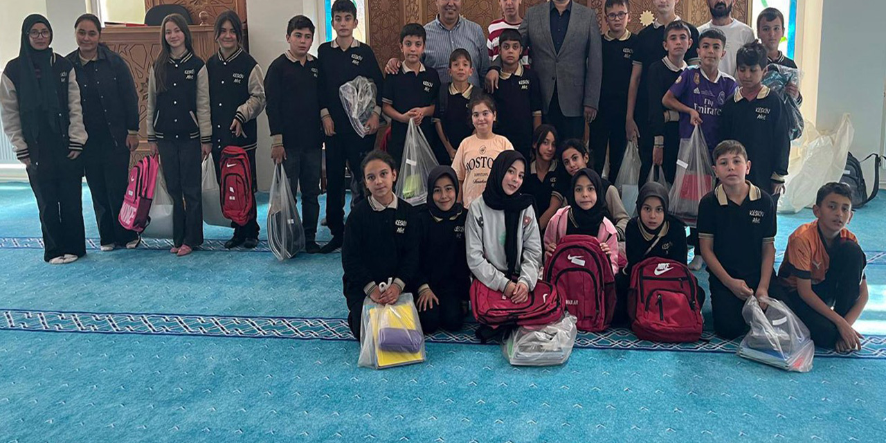 Keskin’de hayırseverlerden öğrencilere büyük destek