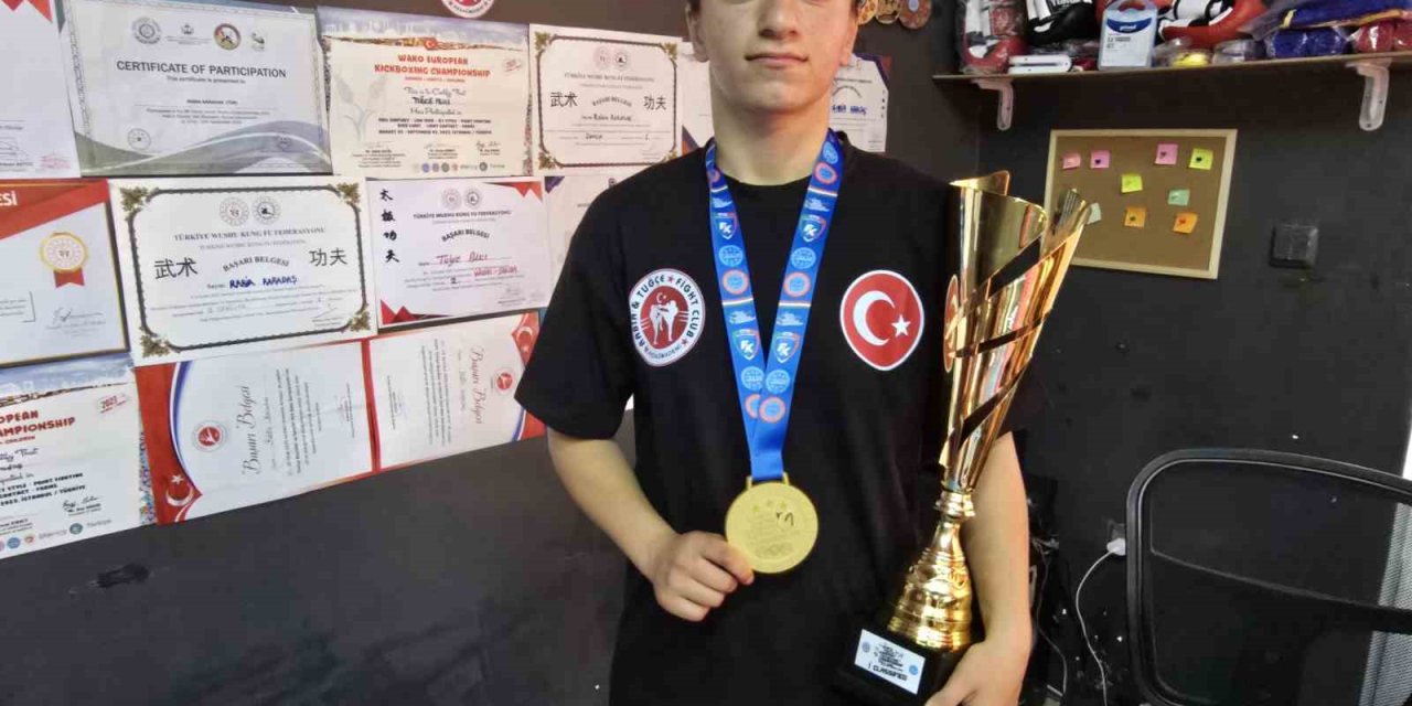 Yozgat’ta köyde yaşayan genç sporcu Avrupa Şampiyonu oldu