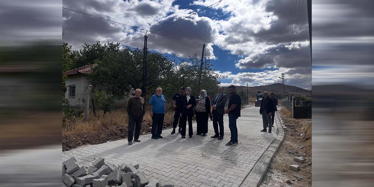 Karahacılı Köyü’nün yol çalışmaları incelendi