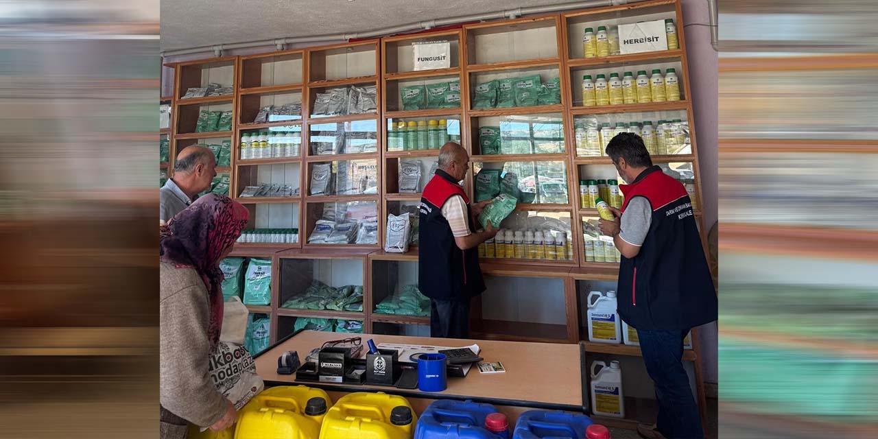 Bitki koruma ürünleri bayi denetimleri sürüyor