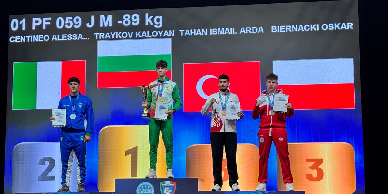 İsmail Arda Tahan Avrupa 3.’sü oldu