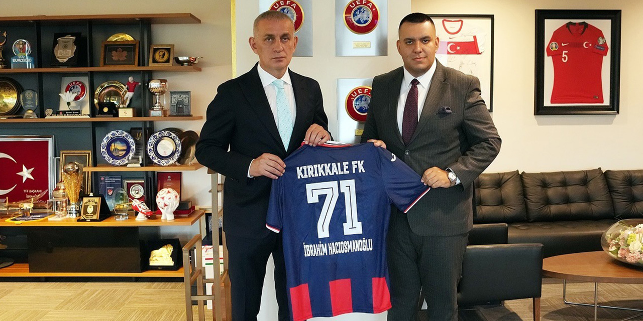 Gündüz’den Hacıosmanoğlu’na Kırıkkale FK forma hediyesi