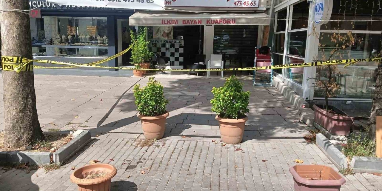 Ankara’da kuaför dükkanına pompalı tüfekli saldırı: 1 yaralı