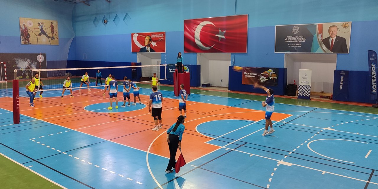 Kamu spor oyunlarında file heyecanı başladı