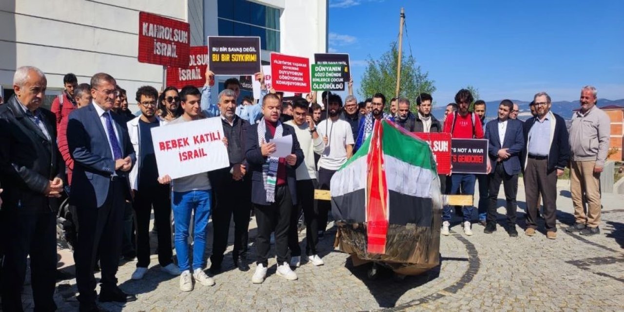 Üniversiteli öğrencilerinden Gazze’ye destek