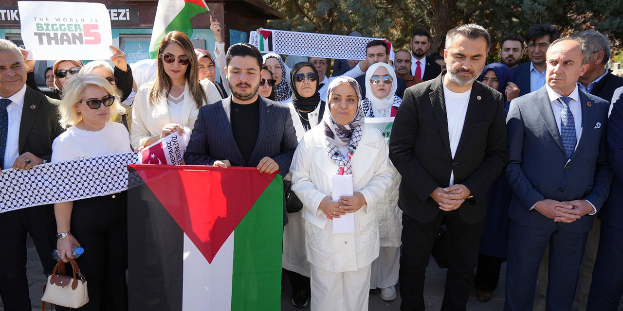 AK Partili kadınlardan Filistin’e destek!