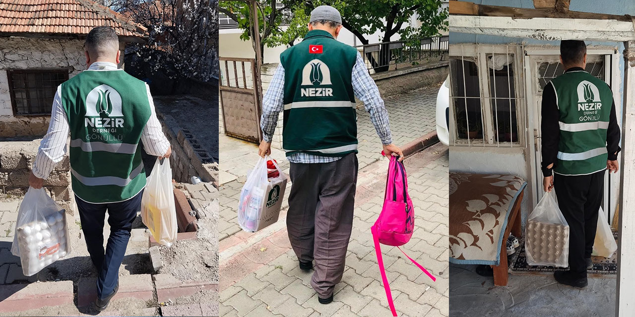 Nezir Derneği, sosyal yardımlarını sürdürüyor