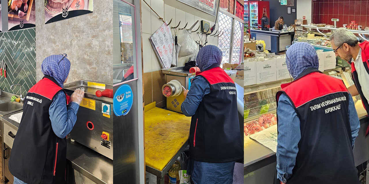 Kırıkkale’de kasap ve şarküterilere sıkı denetim!