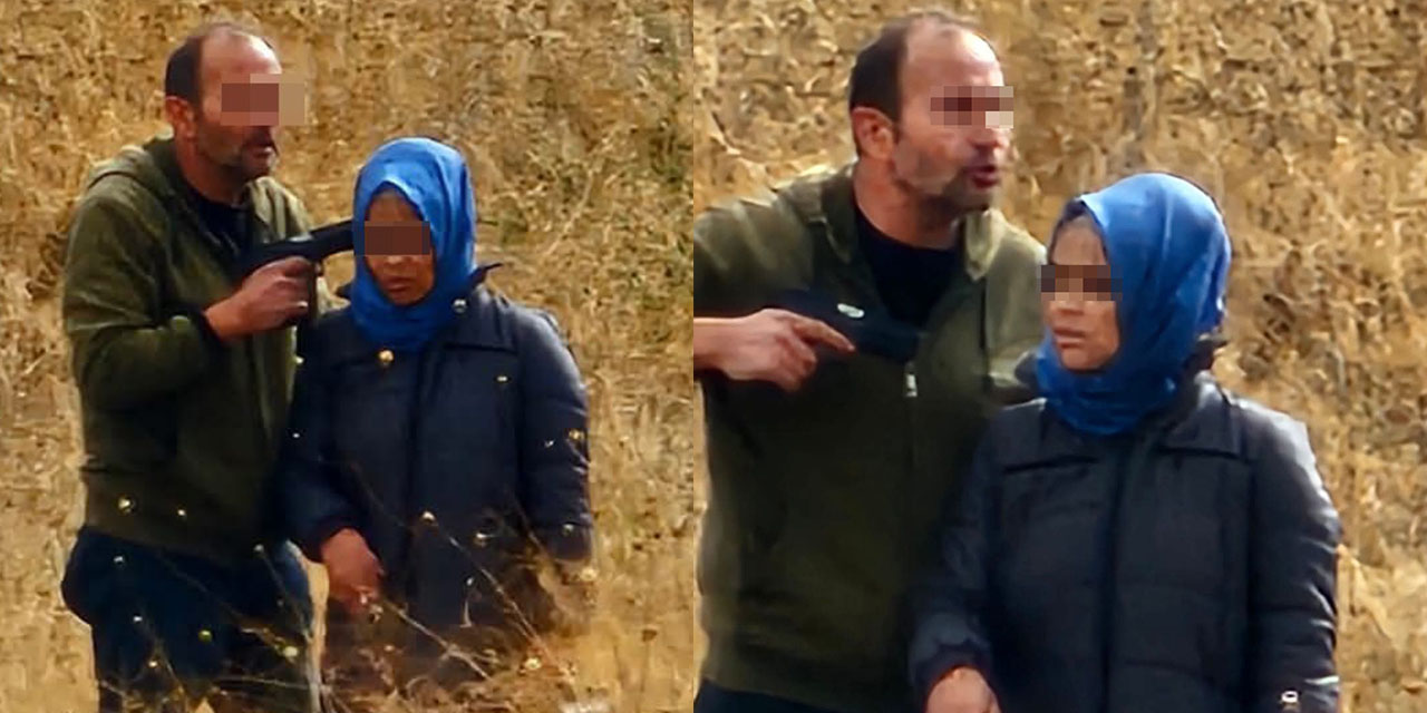 Eski eşini silahla rehin aldı