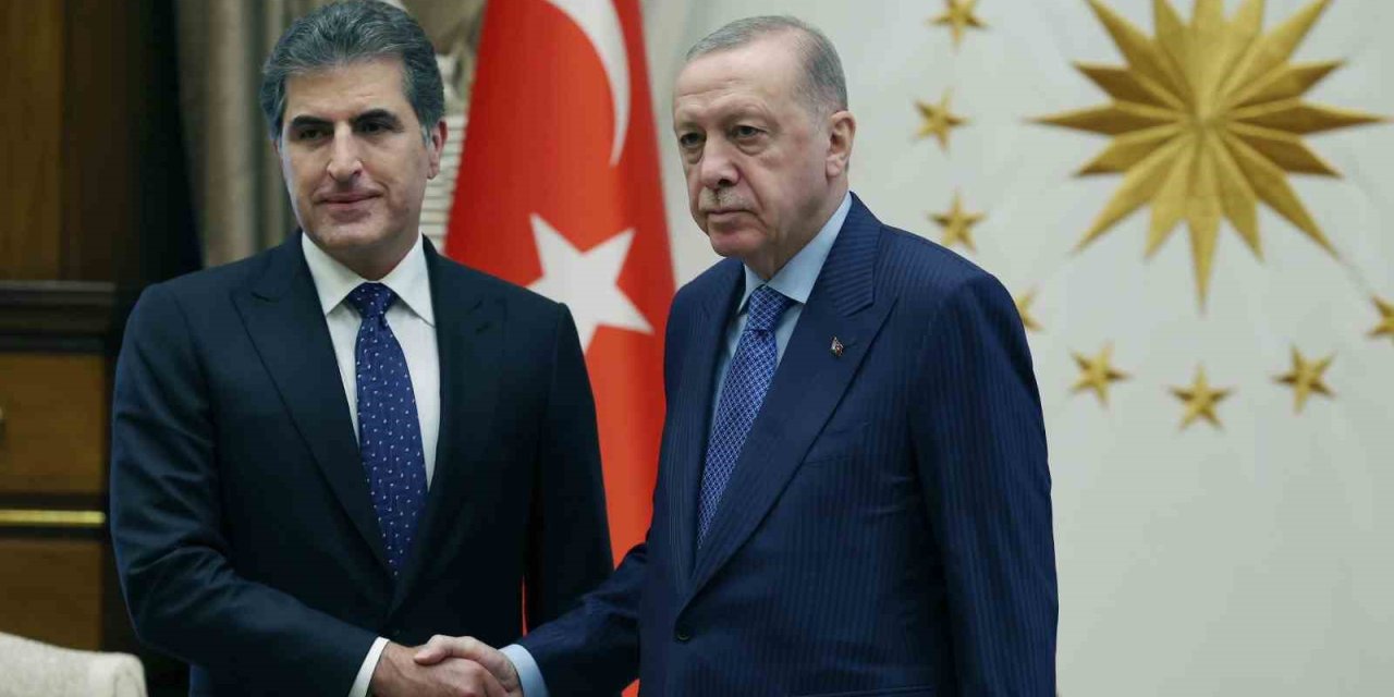 Cumhurbaşkanı Erdoğan, IKBY Başkanı Barzani’yi kabul etti