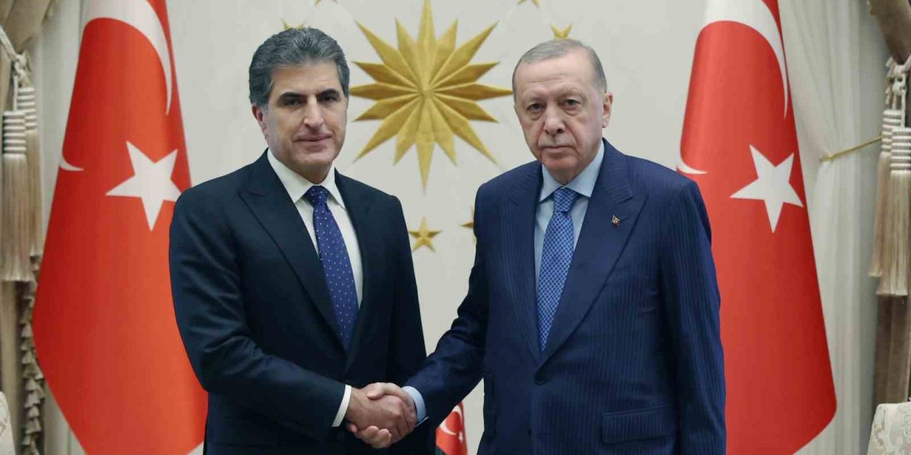 Cumhurbaşkanı Erdoğan, Irak Kürt Bölgesel Yönetimi Başkanı Barzani’yi kabul etti.
