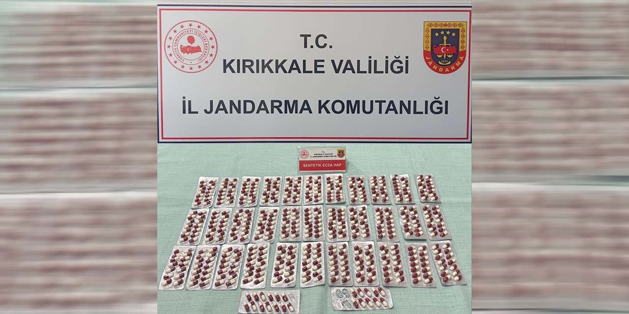 Kırıkkale'de sentetik ecza hap operasyonu