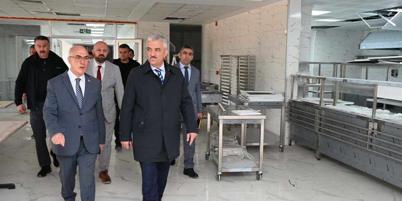 Vali Makas, Dini İhtisas Merkezi’nde incelemelerde bulundu