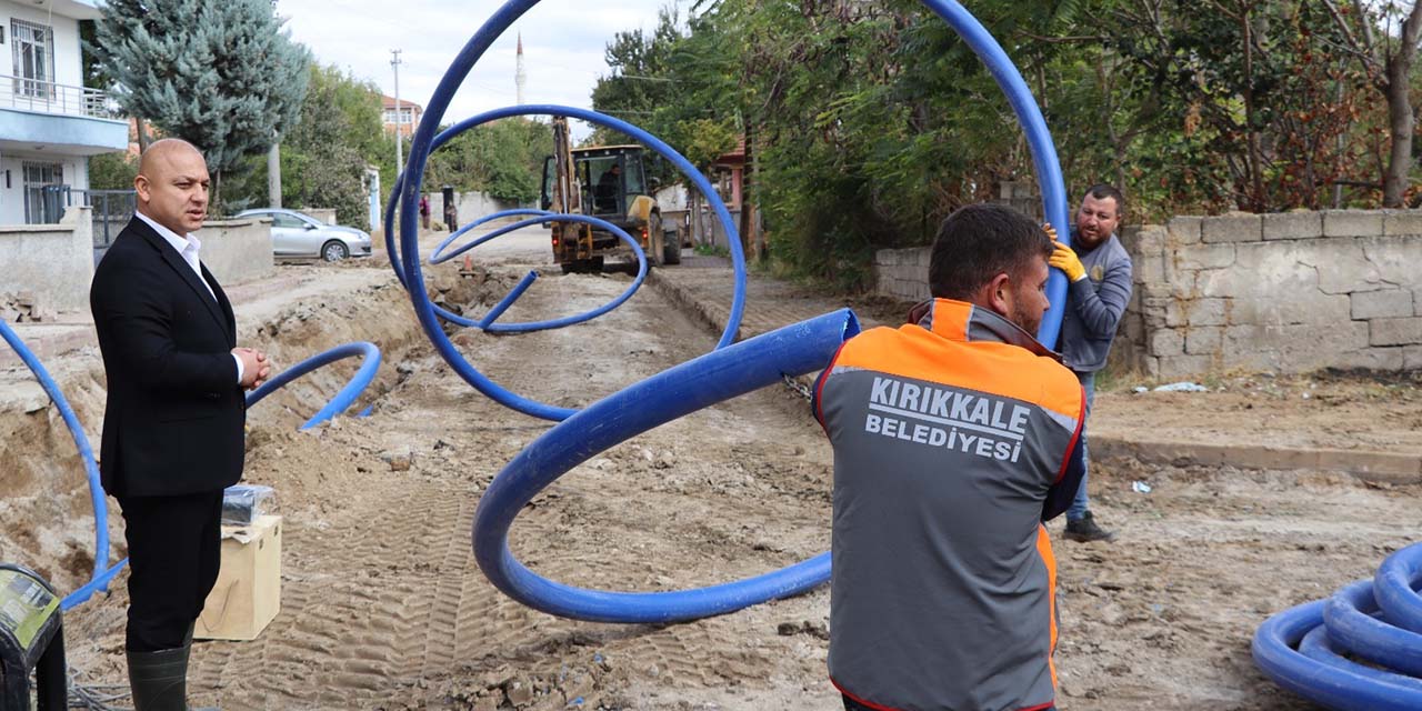 Bahçelievler Mahallesi’ne altyapı harekâtı
