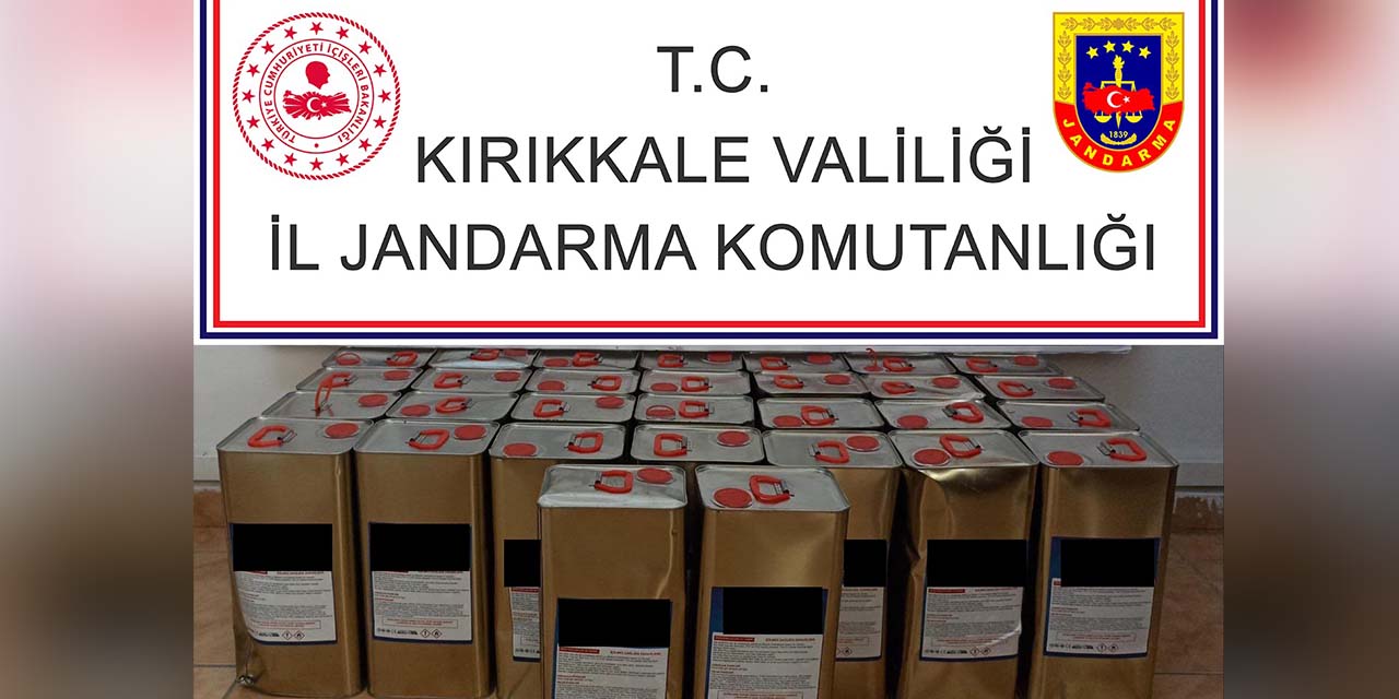 Kırıkkale’de kargo firmasında etil alkol ele geçirildi!